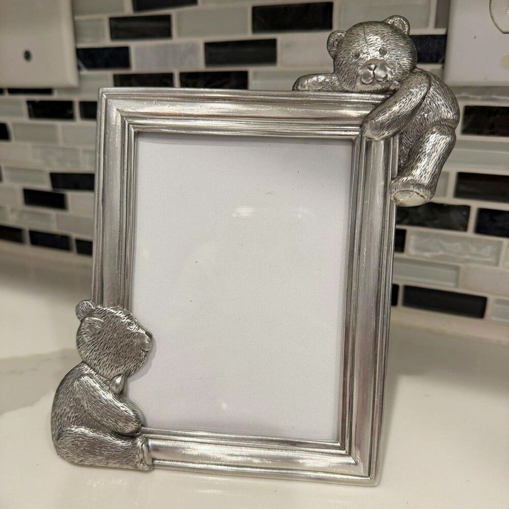 Royal Selangor High Quality Rectangular Teddy Bear Photo Frame 3R